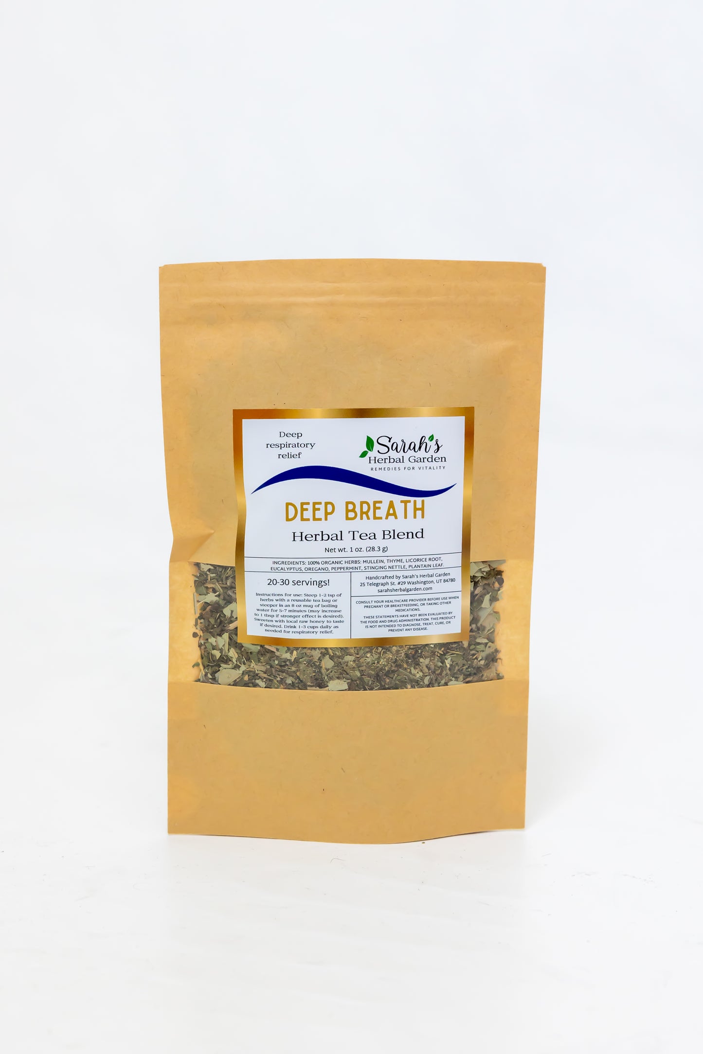 Deep Breath {Respiratory Relief Herbal Tea Blend}