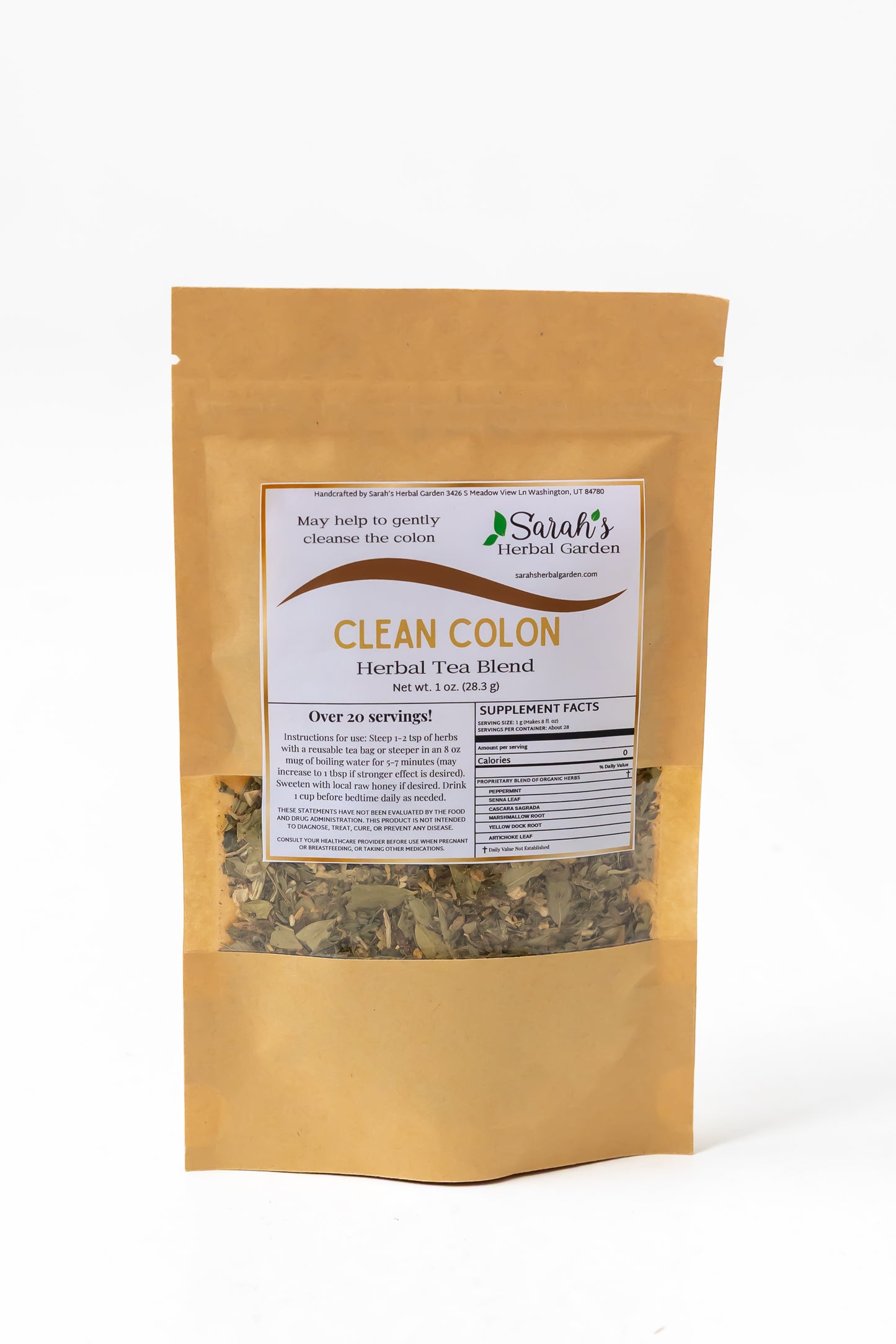 Clean Colon {Herbal Tea Blend for Occasional Constipation}