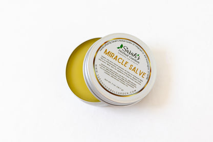 Miracle Salve {For skin irritations, bug bites, and muscle tension}