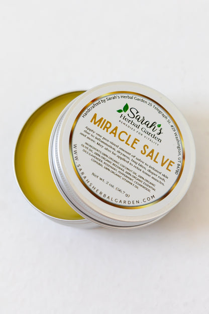 Miracle Salve {For skin irritations, bug bites, and muscle tension}