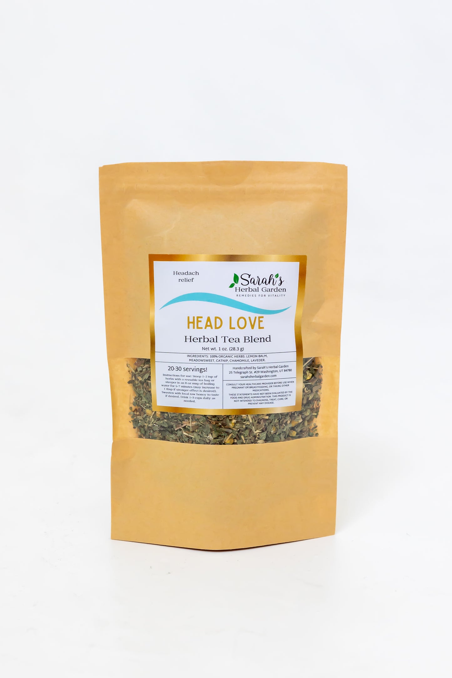 Head Love {Headache Relief Herbal Tea Blend}