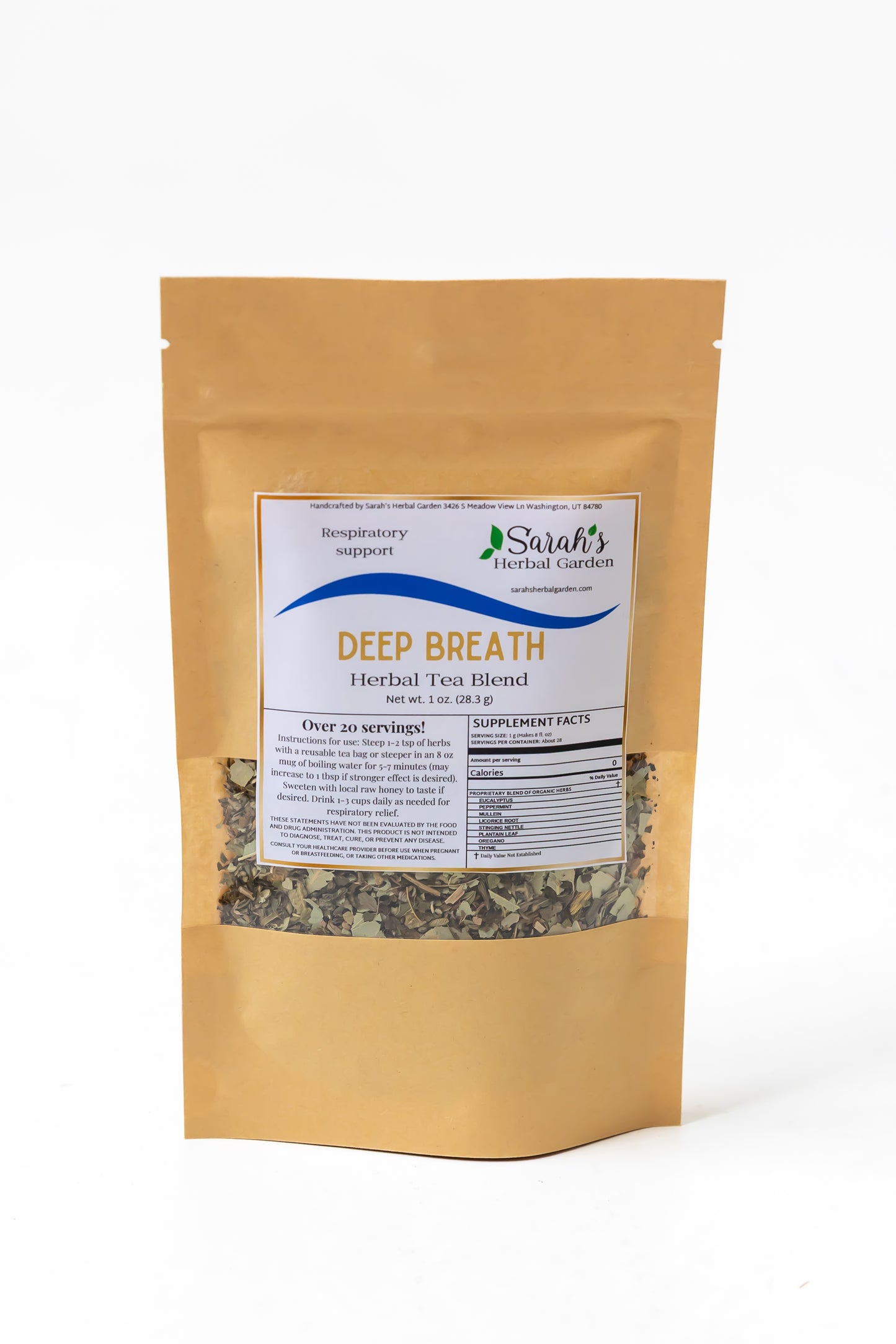 Deep Breath {Respiratory Relief Herbal Tea Blend}