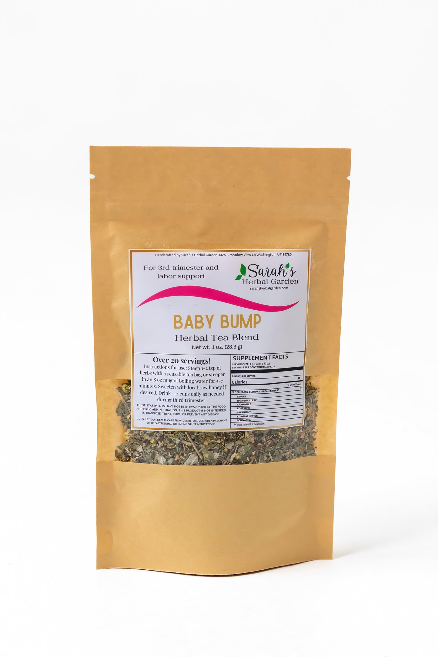 Baby Bump Herbal Tea Blend {Labor Prep}