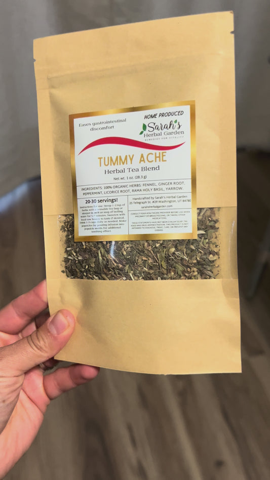 Tummy Ache {Herbal Tea Blend for Stomach Upset}